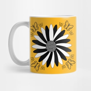 Butterfly Sunflower, Sunflower, Butterfly, Summer Gift, Teen Gift, Women’s Gift Mug